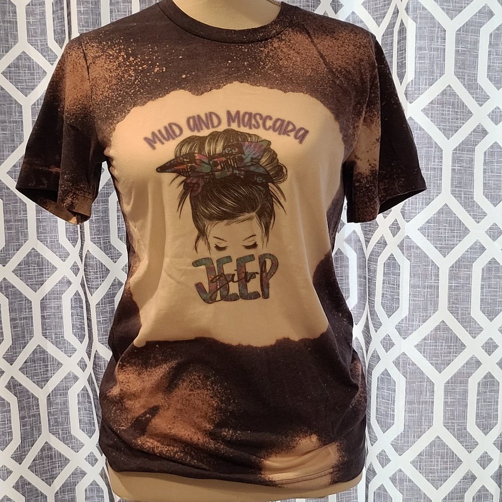 Messy Bun Jeep Girl Custom T Shirt